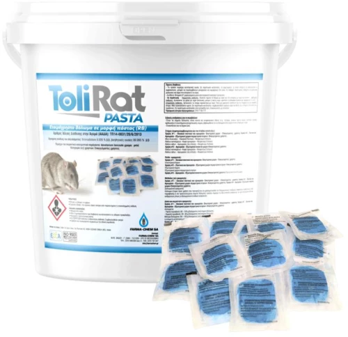 Tolirat Pasta 5Kg - Ποντικοφάρμακο/Τρωκτικοκτόνο