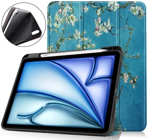 Flip Cover Θήκη για iPad Air 4/5/10.9 2022/Air 11 2024-Apricot Blossom OEM