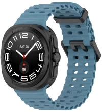 Techsuit® Λουράκι Σιλικόνης για Galaxy Watch Ultra (47mm)- Dark Blue