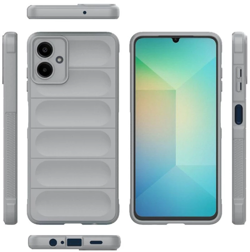 Θήκη Rugged Anti-Scratch για Galaxy A06 4G - Grey OEM