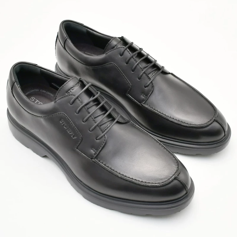 Derbies Παπούτσια Ανδρικά Stonefly 219805 000 Forever 3 σε μαύρο δέρμα