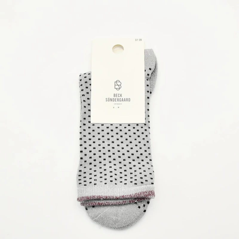 Κάλτσες Γυναικείες Beck Sondergaard 848012-37 Dina Small Dots ασημί