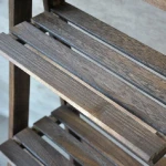Newest Ραφιέρα - Σκάλα Ξύλινη 117x33x43cm Καφέ 112BR-D