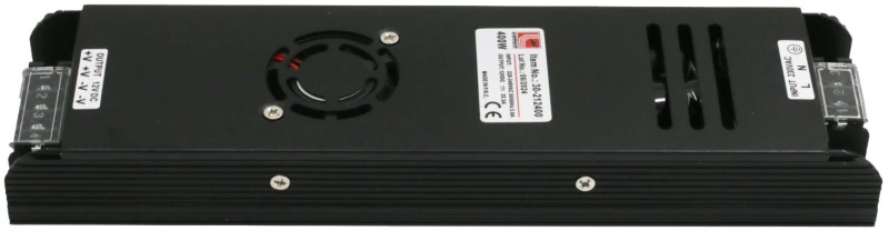 Adeleq Τροφοδοτικό Μαύρο Mini Για Ταινίες LED 240V/12VDC 400W 30-212400