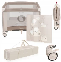 Lionelo Bonnie Παρκοκρέβατο Beige Sand