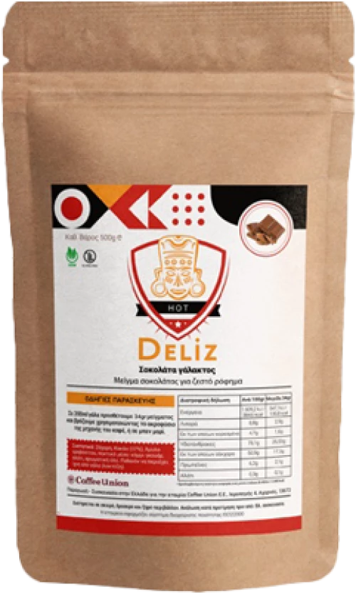 Deliz Ρόφημα Σοκολάτας 500gr / Σοκολάτα γάλακτος