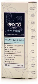 PHYTO polleine scalp solution pre shampoo ενισχυτικό συμπήκνωμα εξισορρόπησης 30ml