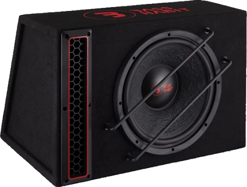 Bass Habit Subwoofer Enclosure Αυτοκινήτου Level 1 1x12" 300W Bass Habit Play P112A ενεργό με ενσωματωμένο ενισχυτή