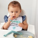 Kiokids Σετ Κουταλάκια Σιλικόνης Αυτοσίτισης Μέντα 6+Μ 3τμχ  4161