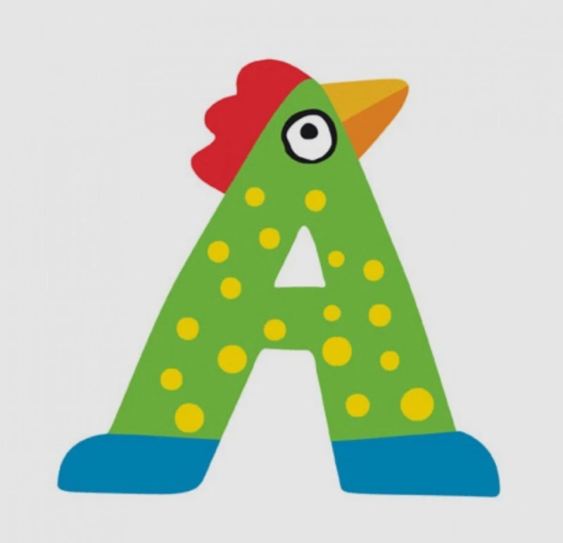 Ξύλινα γραμματακια αγγλική ABC
