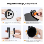 K&F Concept 67mm Clip-On Magnetic ND2-32 Filter (1-5 Stop) Kit For Mobile Phones KF01.2674
