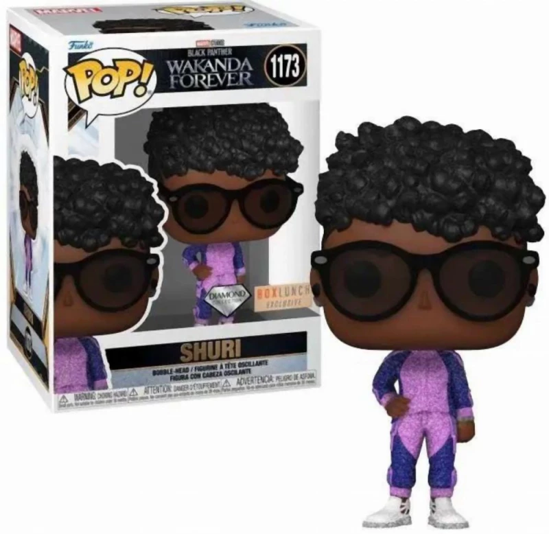 Funko Pop! Marvel: Black Panther Wakanda Forever - Shuri (Diamond Collection) (Special Edition) #1173 Bobble-Head Vinyl Figure