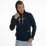 Φούτερ κουκούλα με τύπωμα MRT MARTINI – Navy Blue Μπλε
