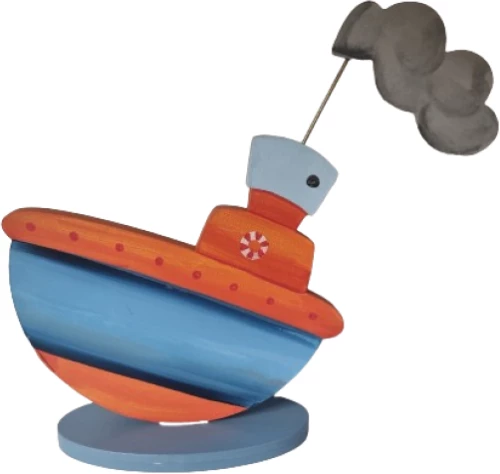 Καράβι Μεγάλο Με Σύννεφο - Μπλέ