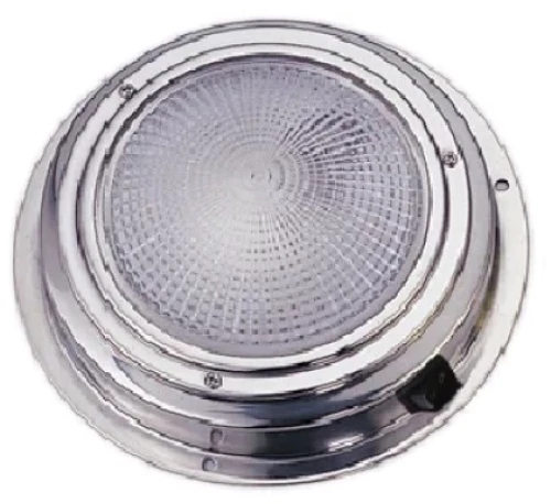 Πλαφονιέρα Inox με Διακόπτη - 5''