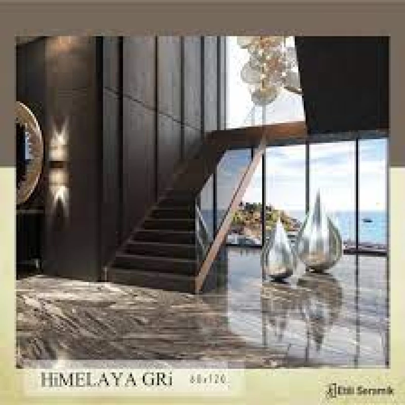 Πλακάκι Himalaya Grey Γυαλιστερό 42,5Χ85 Full Lapato