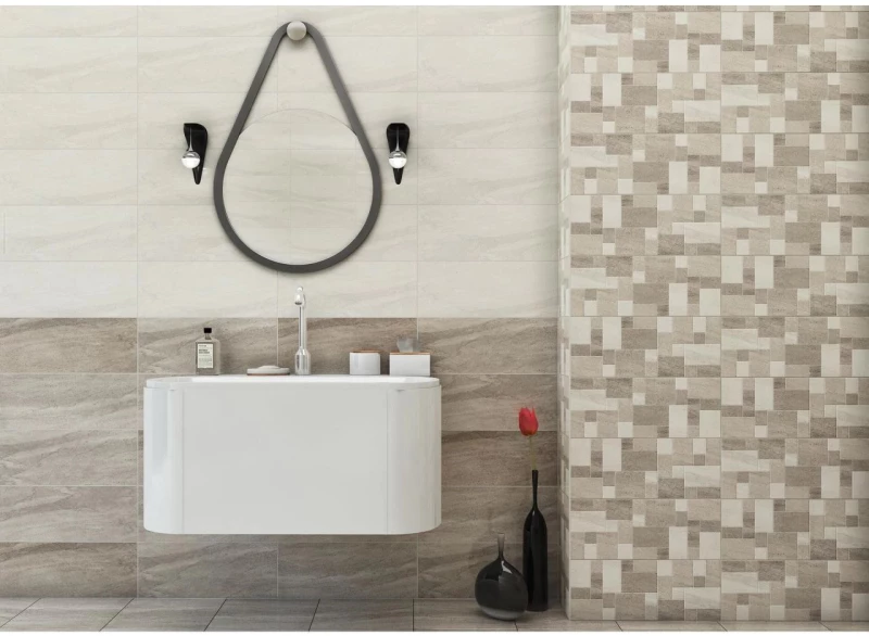 Πλακάκι Μπάνιου Nove Mosaic Grey (Γκρι) 4907 20Χ50 CM
