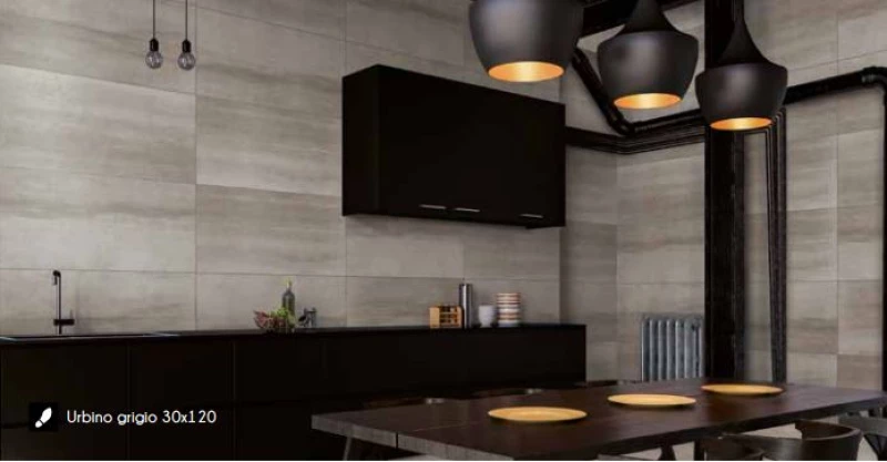 Πλακάκι Urbino Grigio Rettificato 60x120 Γκρι Ματ