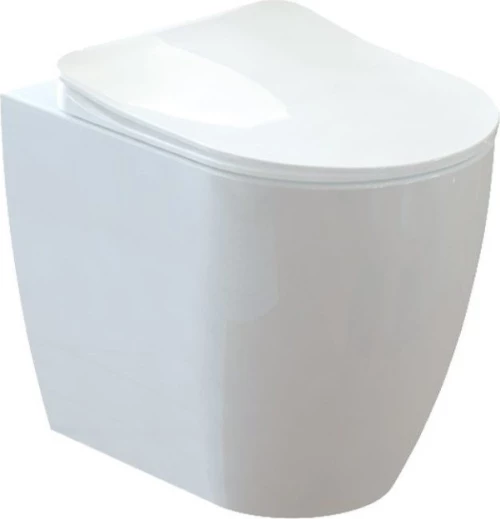 Λεκάνη Υ.Π. Back to Wall Creavit Free (FE 350) Πισωστόμια και Κάλυμμα
