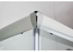 Παραλληλόγραμμη Καμπίνα Ντουζιέρας Tema New Line 80×100 Clear NL80100 Chrome