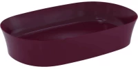 Νιπτήρας Μπάνιου Πορσελάνης Ideal Standard Ipalyss E1396V6 Οβάλ Επικαθήμενος 60 x 38 cm Κόκκινο
