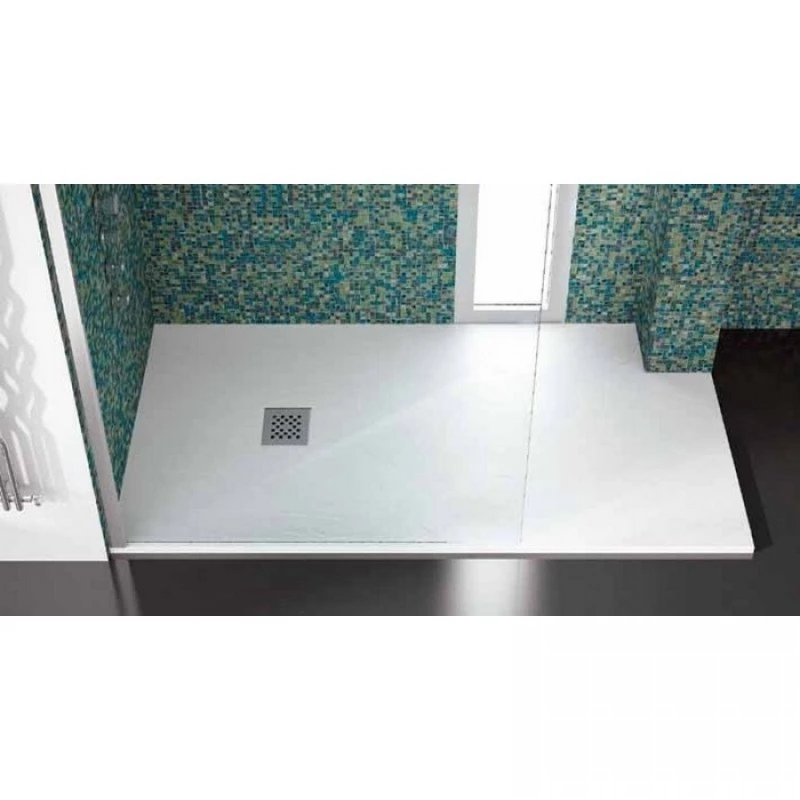 Ντουζιέρα Ορθογώνια Karag Pietra 70X120 Λευκή