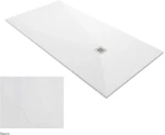 Ντουζιέρα Ορθογώνια Karag Pietra 80X140 Λευκή
