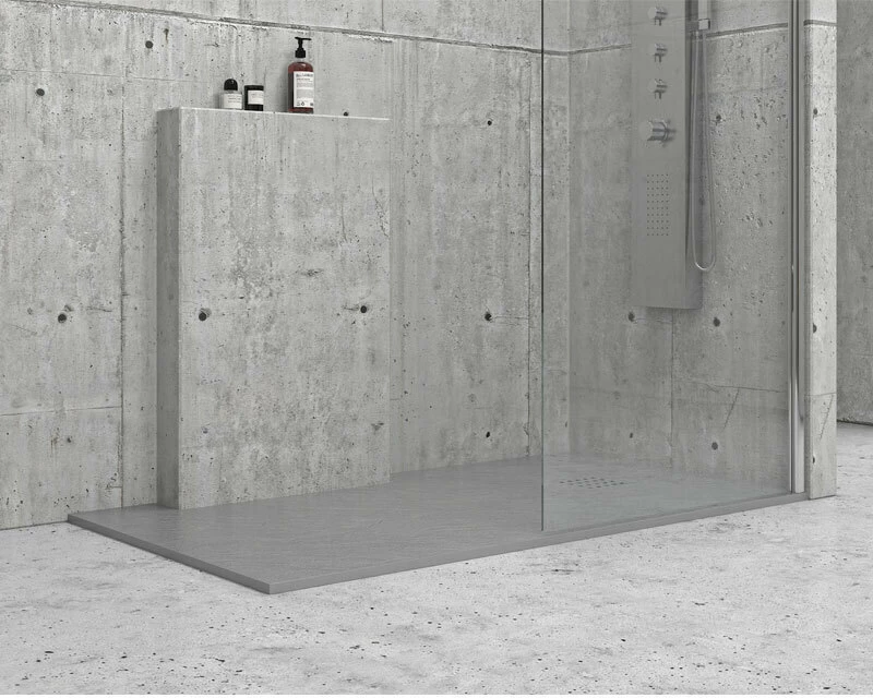 Ντουζιέρα Ορθογώνια Karag Pietra 90X120 Cemento