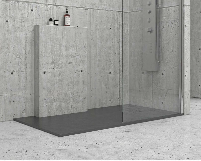 Ντουζιέρα Ορθογώνια Karag Pietra 90X180 Ardesia