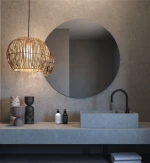 Καθρέπτης Μπάνιου Στρογγυλός Circle Φ42εκ. χωρίς Led Ροντέ