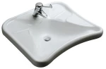 Νιπτήρας Μπάνιου Κρεμαστός ΑΜΕΑ 67Χ60cm Atlantis Ideal Standard J040300 Λευκός