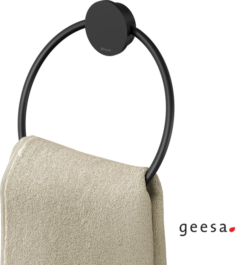Κρίκος Φ18,2 εκ. Geesa Opal 7204-400 Black Matt