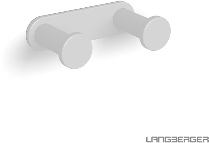 Κρεμάστρα 2 Αγκίστρων Series 280 Langberger 21280-32Α-300 Λευκό Ματ