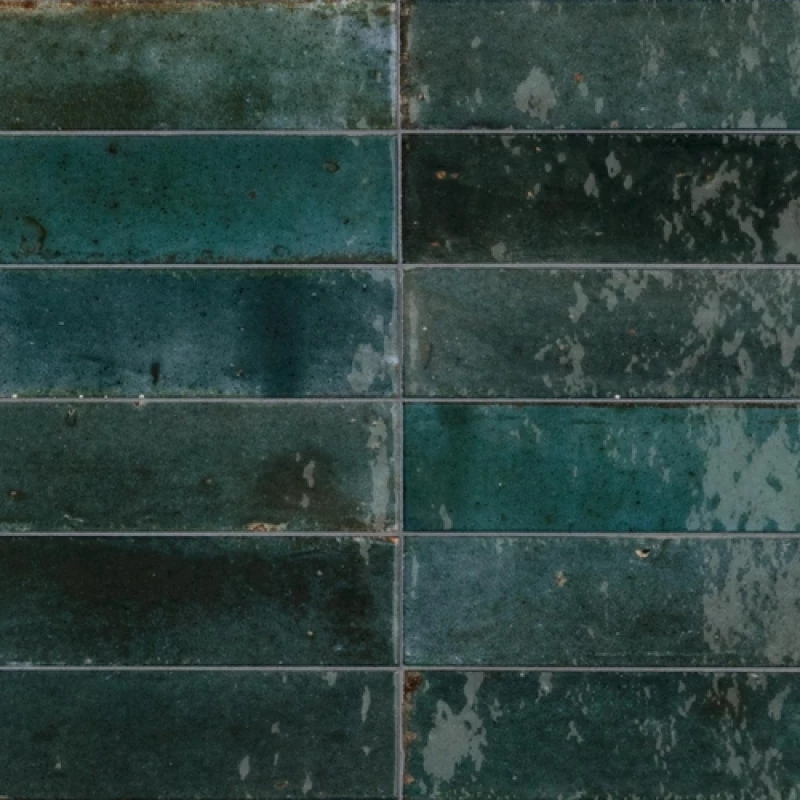 Πλακάκι Marazzi 6x24 cm Lume Lux Blue M6RR Μπλε