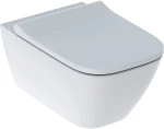 Λεκάνη Kρεμαστή Geberit Smyle Square με Kάλυμμα Soft Close 500.208.01.1 Λευκή