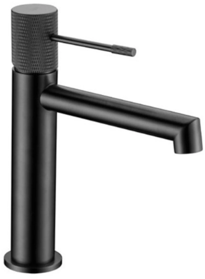 Μπαταρία Νιπτήρα Αναμεικτική Excel Viento Black Matt 170135510 Μαύρο Ματ