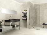 Πλακάκι Balmoral Silver 80Χ80 (Ανοιχτό Γκρι) Γυαλιστερό Μαρμαριζέ