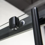 Ευθύγραμμη Καμπίνα Ντουζιέρας Devon Flow Slider 177-181x195cm Clear Glass SL2F180C-400 Black Matt