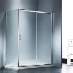 Ευθύγραμμη Καμπίνα Ντουζιέρας Starlet Slider 107-111 x 180 cm Fabric Χρωμέ