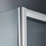 Ευθύγραμμη Καμπίνα Ντουζιέρας Starlet Slider 107-111 x 180 cm Fabric Χρωμέ
