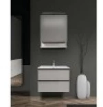 Βάση Επίπλου Μπάνιου Mabo Olia 70 cm MDF Ακρυλικό Χωρίς Νιπτήρα