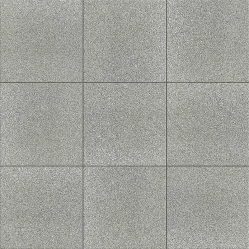 Πλακάκι Gritty Silver Shadow 60x60x1.6cm Full Body (Ολόμαζο) Ματ Γκρι
