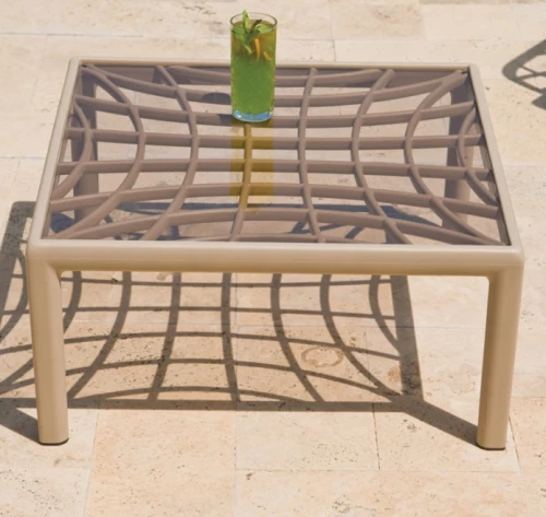 Garda side table CAPPUCCINO 67.5x67.5x32