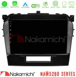 Nakamichi NAM5260 Series 4Core Android12 4+64GB Suzuki Vitara 2015-2021 Navigation Multimedia Tablet 9" Με Carplay & Android Auto