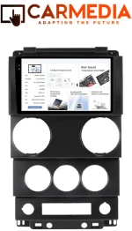 CARMEDIA CMDU8095-13 PRO PLUS TABLET 9.5'' OEM JEEP WRANGLER 2006-2011 (0 SWITCHES)
