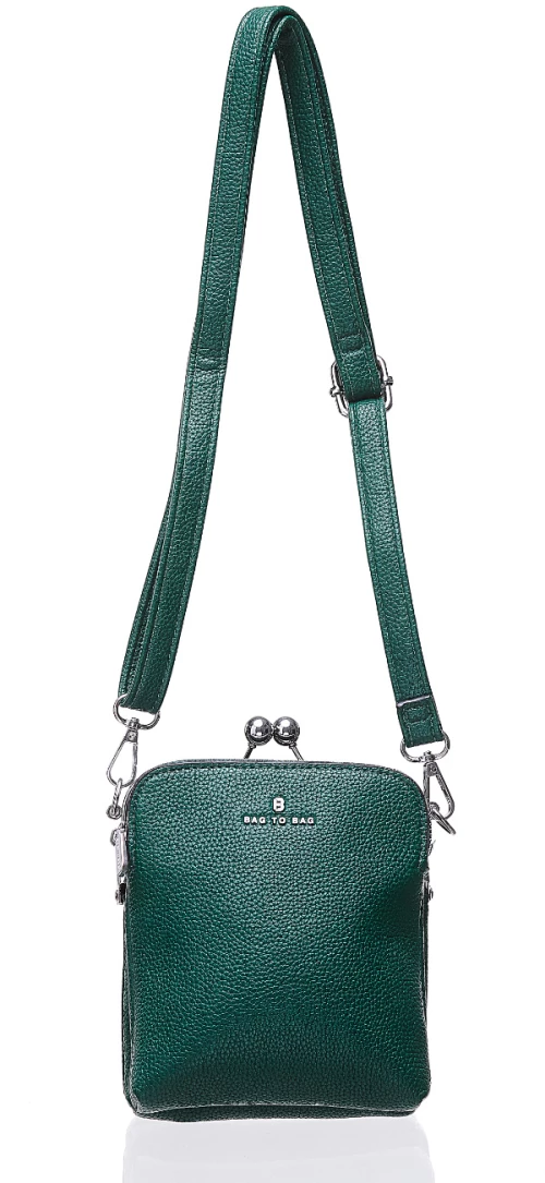 Τσάντα χιαστί KX-2415 - Πράσινο Bag to Bag