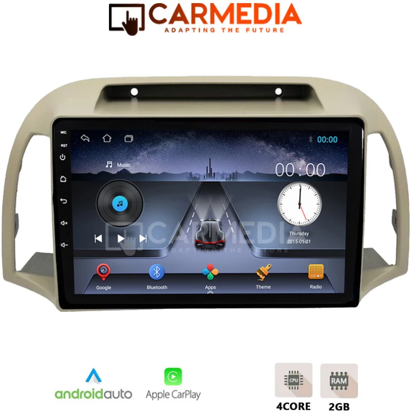 CARMEDIA CM209C-13 TABLET 9'' OEM NISSAN MICRA K12 2002-2010
