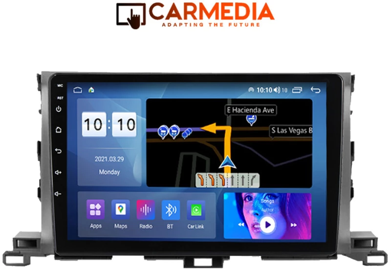 CARMEDIA CMDU81036-13 PRO PLUS TABLET 10.36" OEM TOYOTA HIGHLANDER 2014-2019