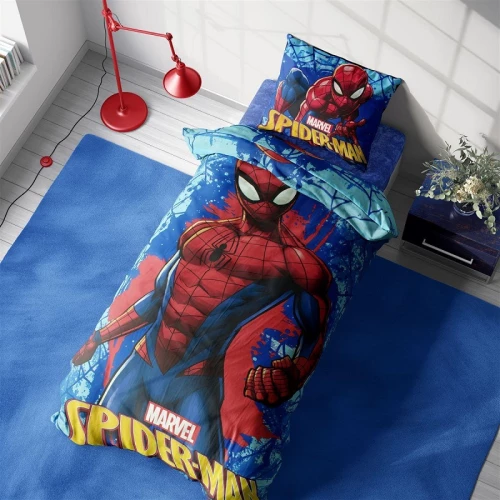 Σετ Σεντόνια Μονά 3τμχ (160x240) Spiderman 713 Marvel βαμβακερά DimCol