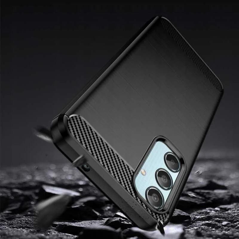 Θήκη Σιλικόνης - Samsung Galaxy M35 - Spacecase Carbon - Black (5905719110901)